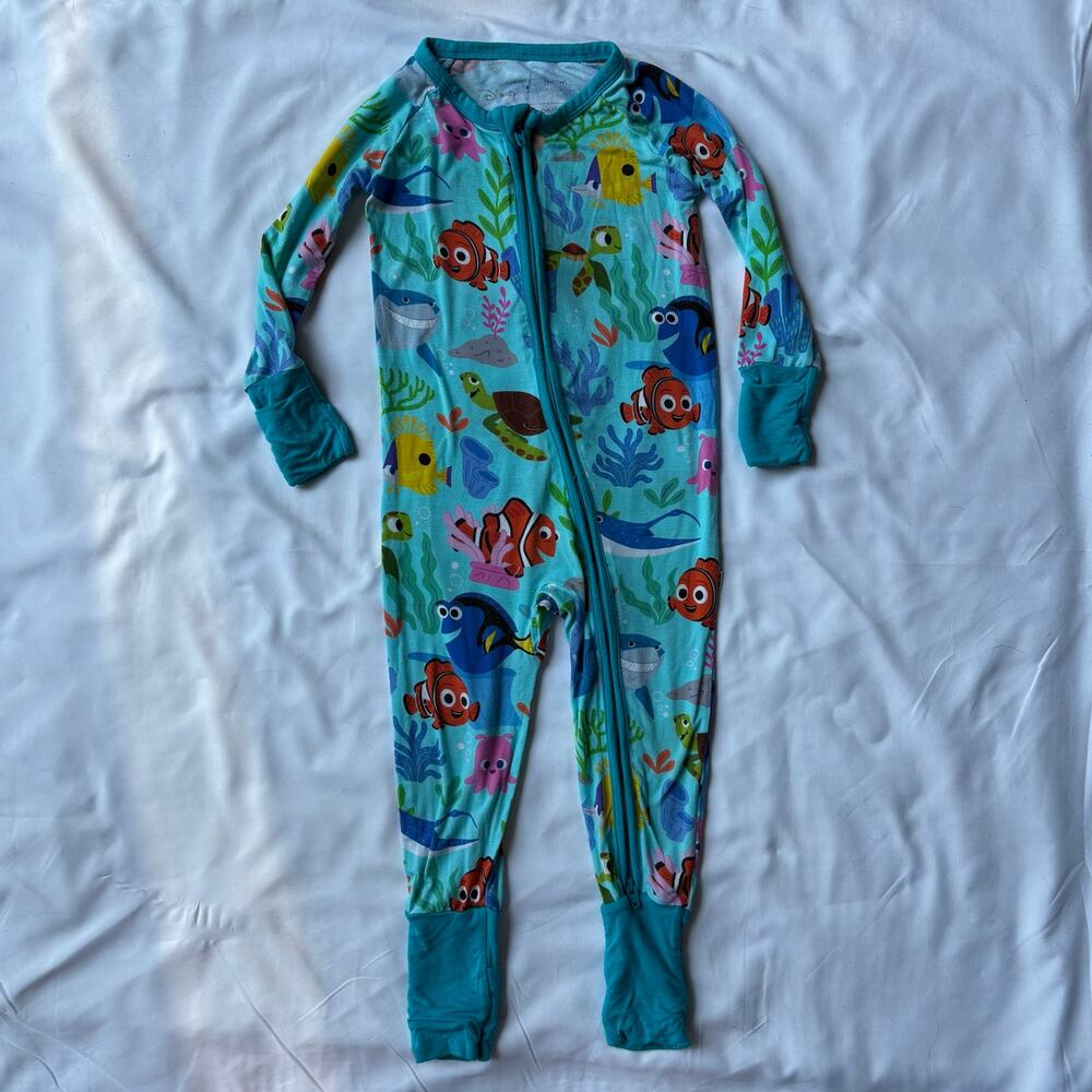 Disney X Little Sleepies Finding Nemo Nemo's Reef Bamboo Zippy Sleeper 6-12M